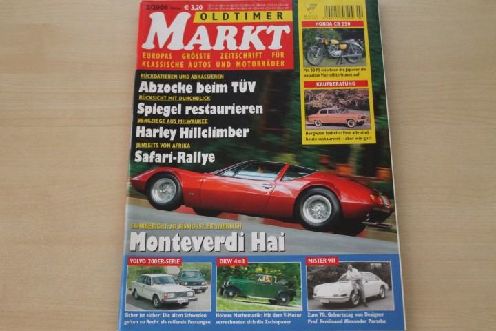 Deckblatt Oldtimer Markt (02/2006)